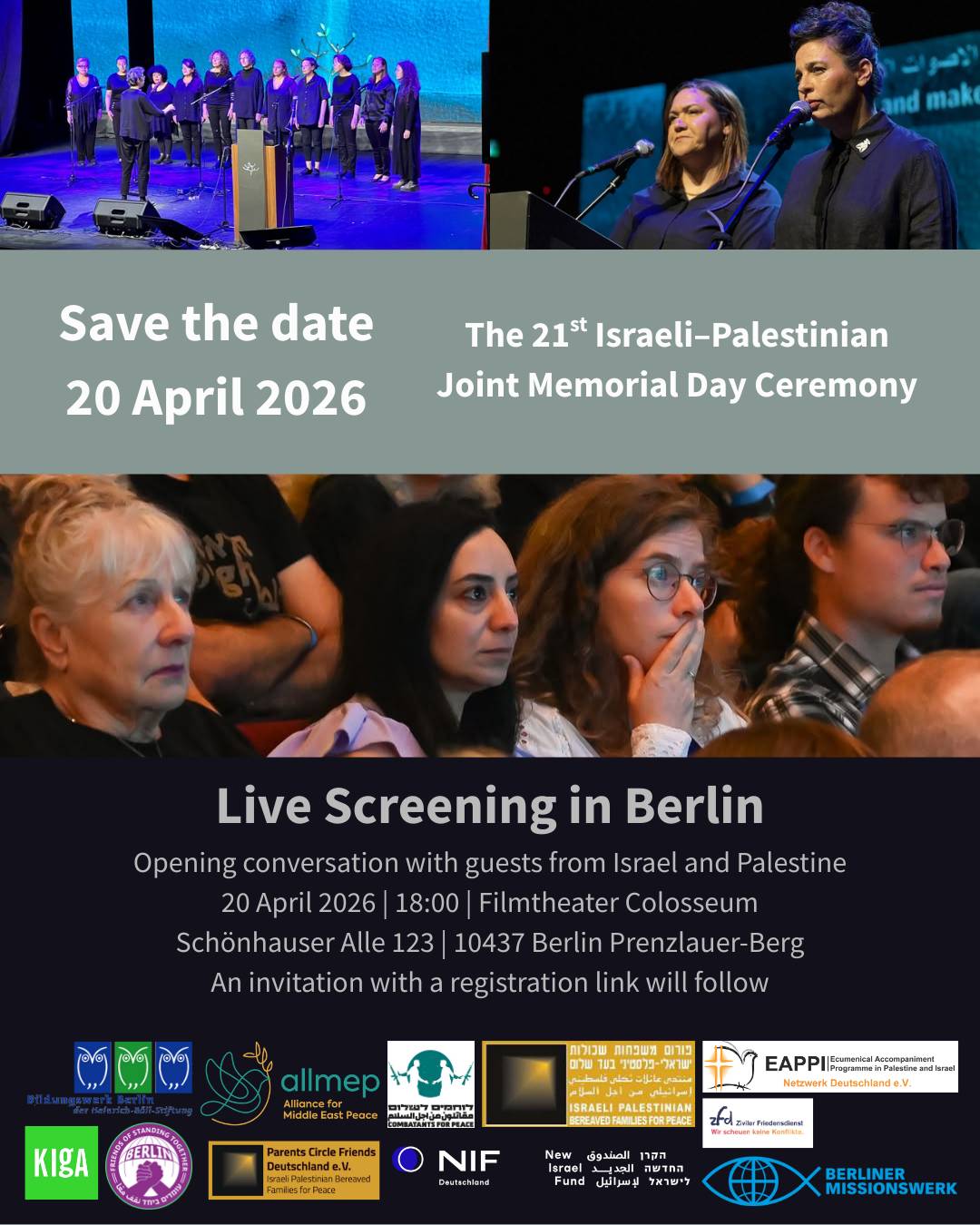 The 21st Israeli-Palestinian Joint Memorial Day Ceremony