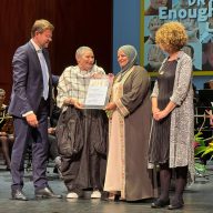 Verleihung des Menschenrechtspreises für Parents Circle-Families Forum, am 21. September 2025 in der Nürnberger Oper © Alexandra Senfft