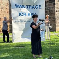 Menschenrechtspreis, 21. September 2025, Vered Berman (Vorständin PCFD) © Alexandra Senfft